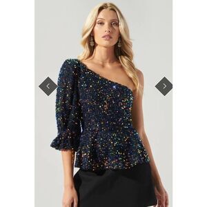 Sugarlips sequin top small NWT